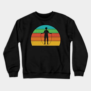 Retro Design for Rope Jumper Men Crewneck Sweatshirt